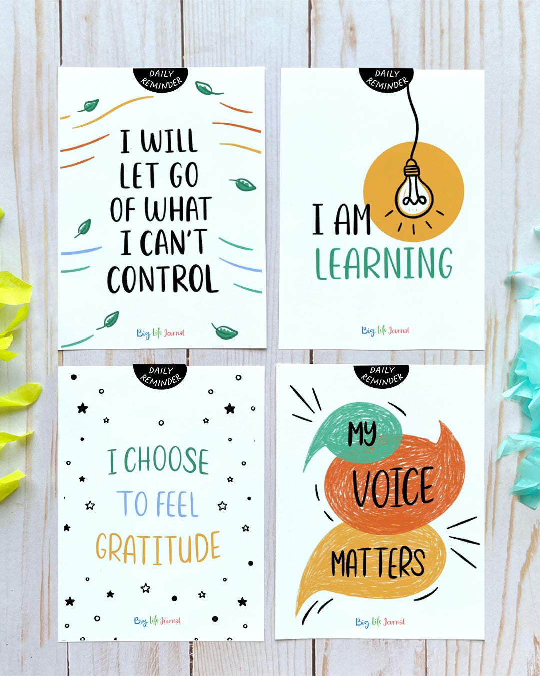 Affirmations and Daily Reminders PDF – Big Life Journal for Big Life Journal Free Printables Pdf