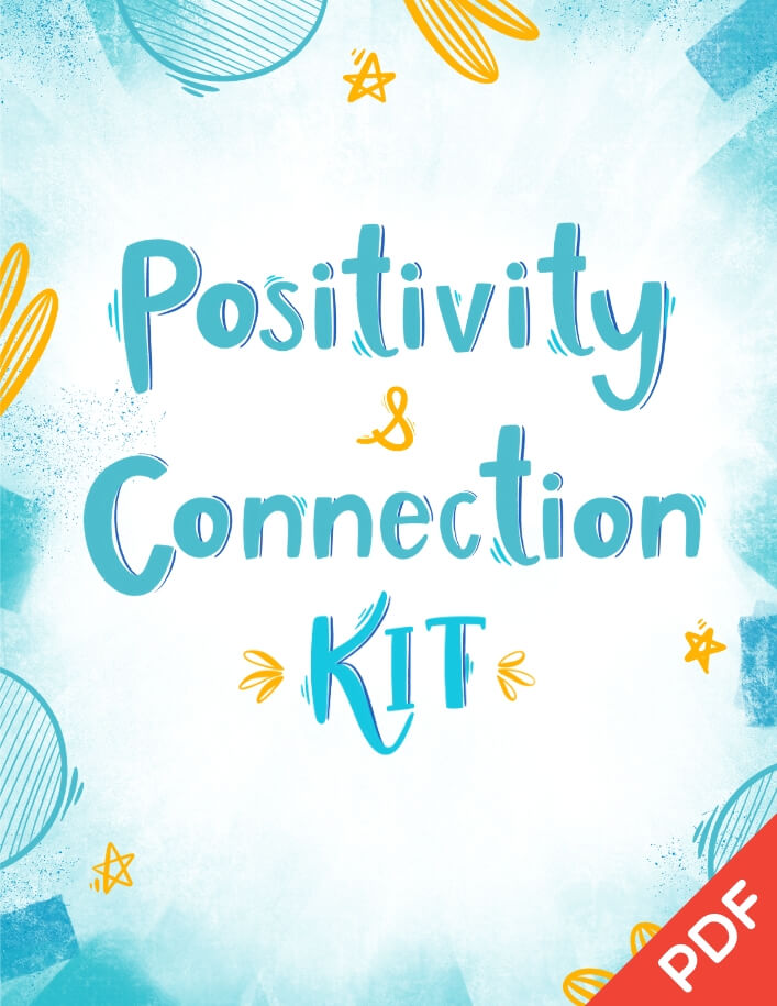 Positivity & Connection Kit PDF (ages 5-11)  Fun family activities, Life  journal, Positivity