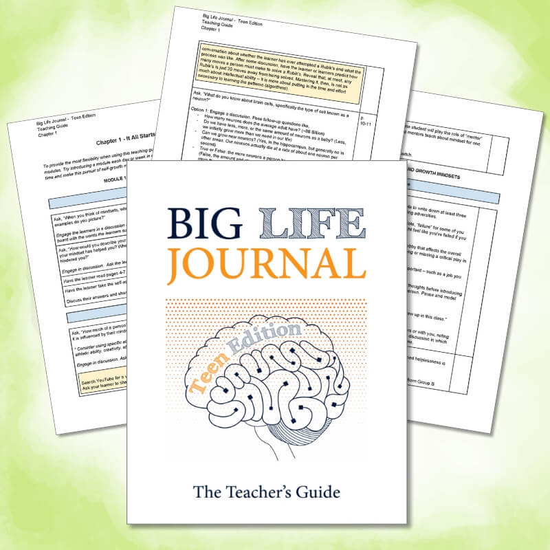 Teaching Guide - Growth Mindset Lessons for Tweens/Teens – Big Life Journal