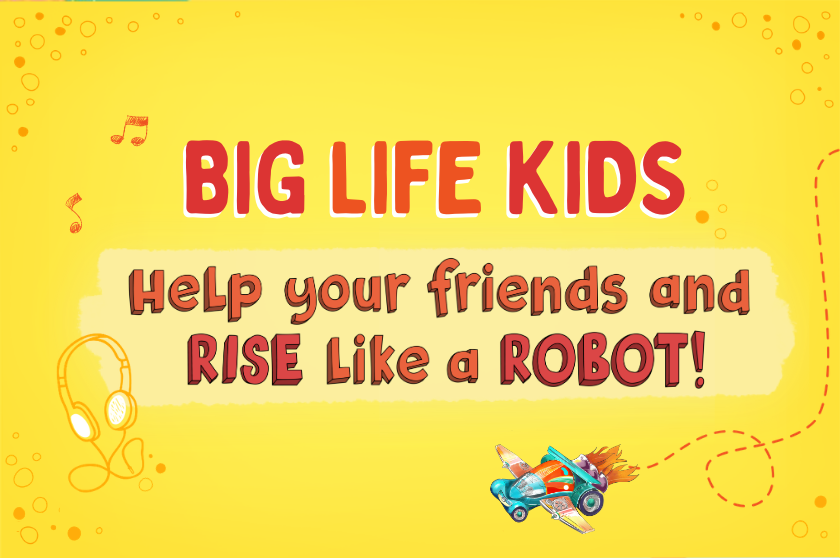 Help your friends and RISE like a ROBOT!