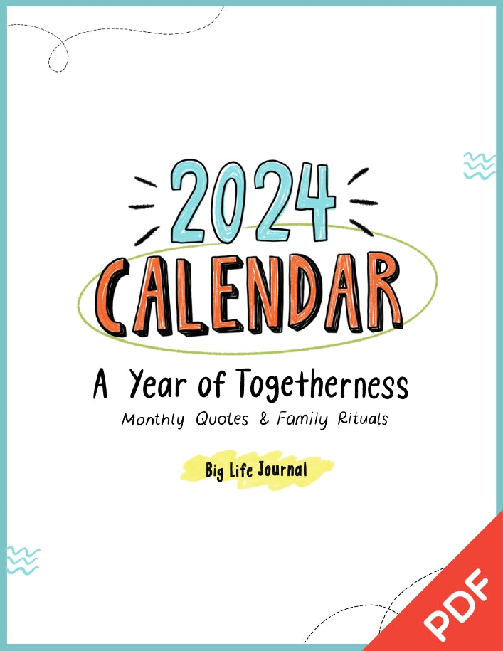 2024 Growth Mindset Calendar (PDF) Big Life Journal