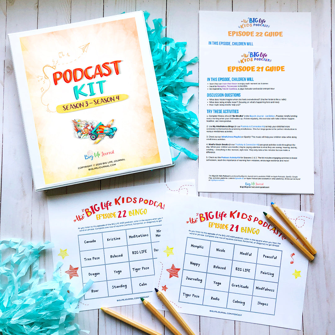 Podcast Season 3 & 4 Activity Kit PDF (ages 5-11) – Big Life Journal
