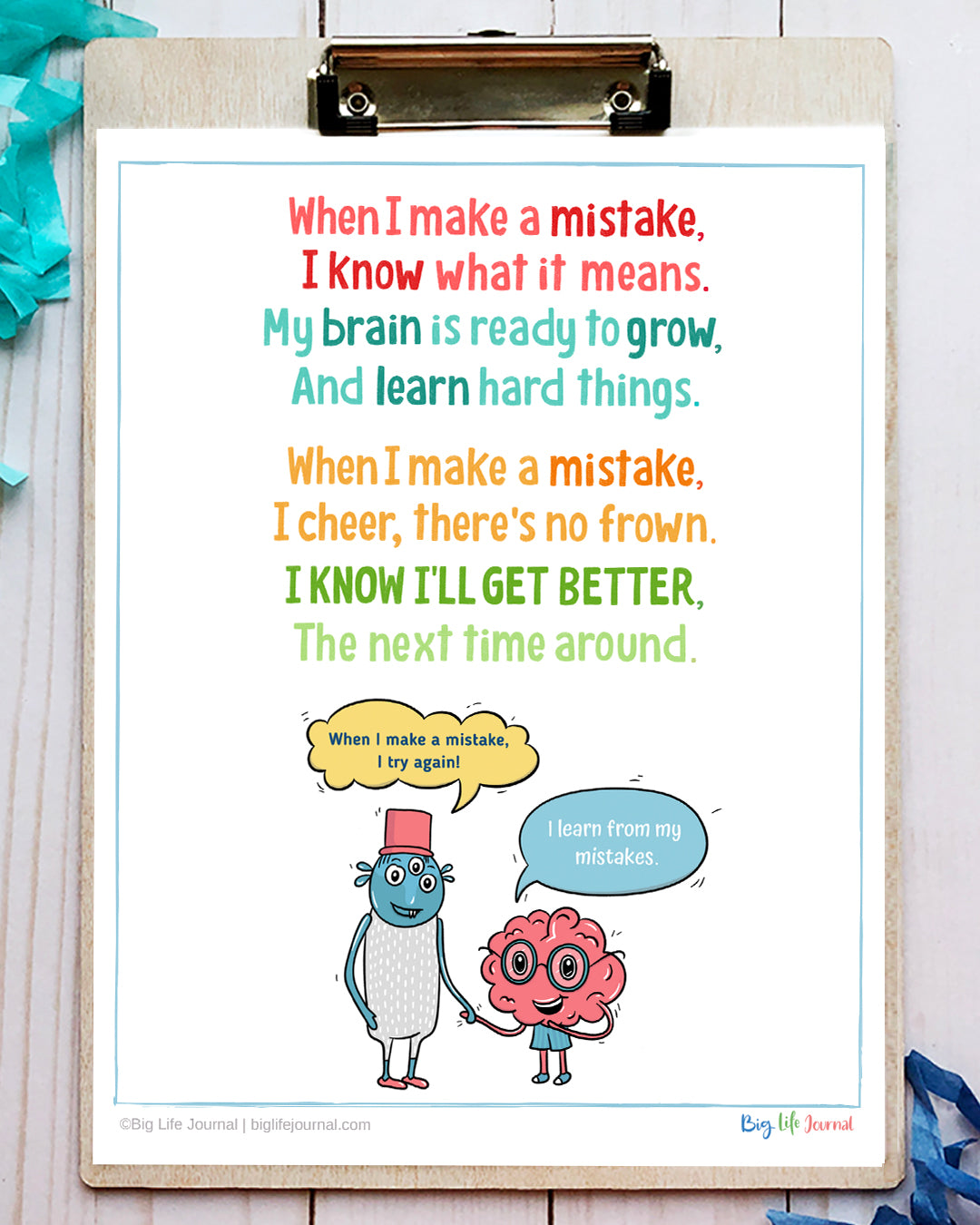 Beautiful Growth Mindset Resources from Big Life Journal - Bits of