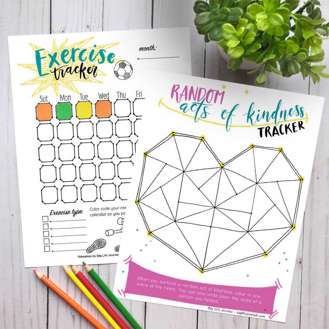 2024 New Year Kit Bundle PDF (ages 4-10 and 11+) – Big Life Journal